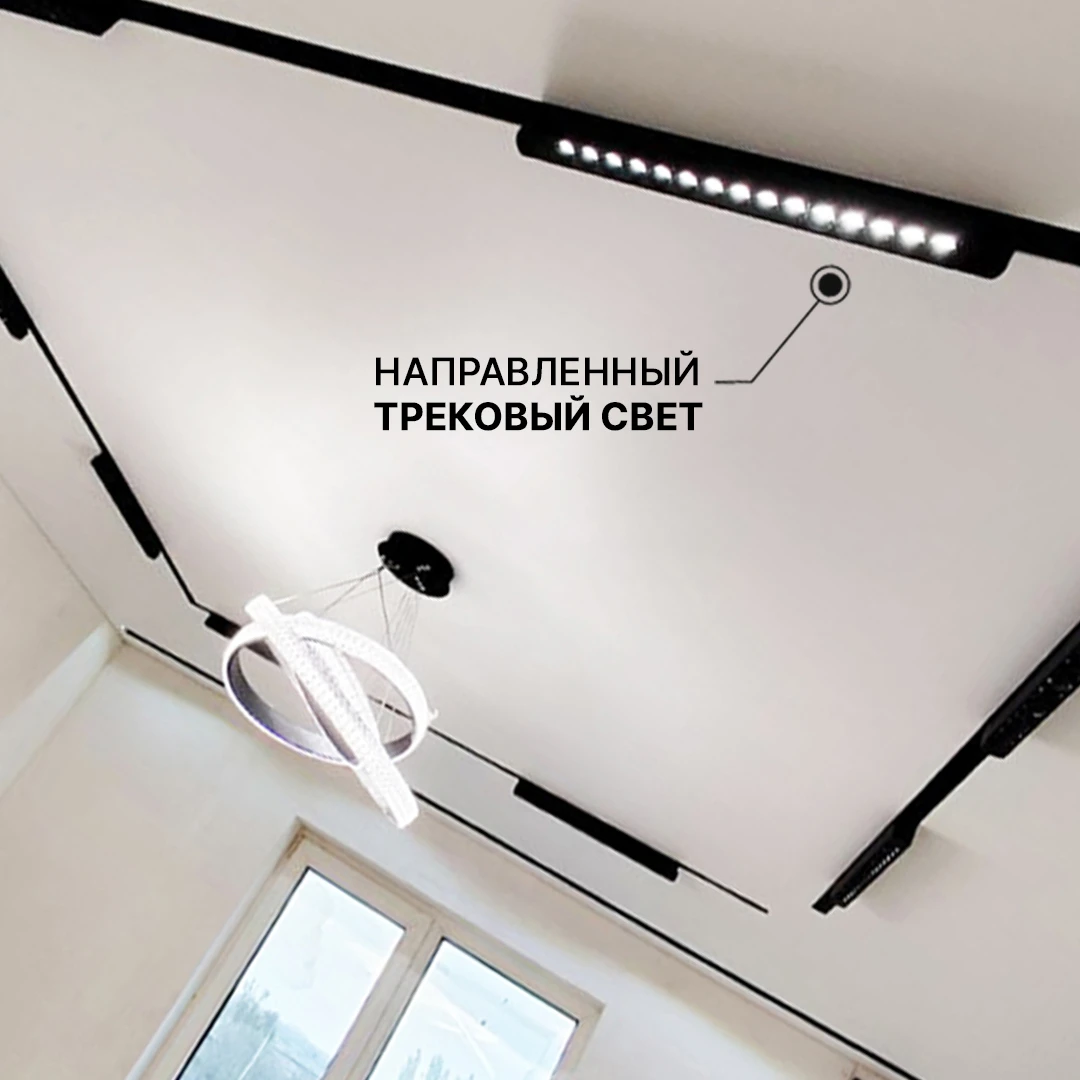 потолок с трековой системой